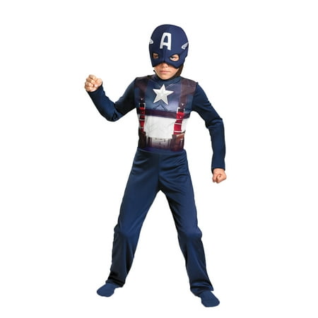Captain America Retro Child Halloween Costume - Medium