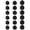 Black, variant on Silicone Earbud Tips Replacement Earbuds Cap Eartips Tips Eargels 9 Pairs S/M/L