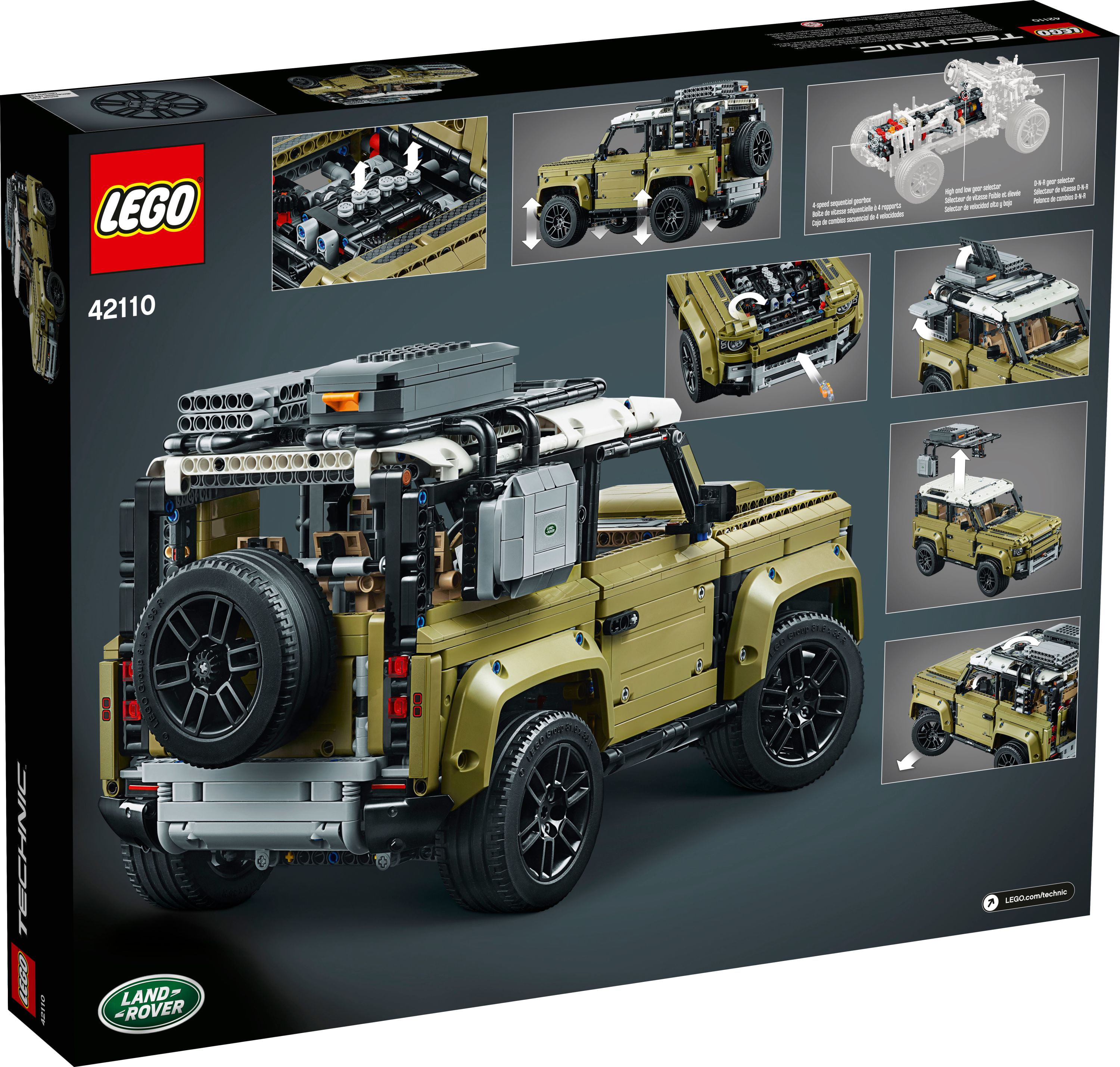 acceptabel Øjeblik Accor LEGO Technic Land Rover Defender 42110 - Walmart.com