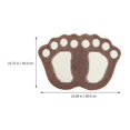 thumbnail image 3 of Microfiber Bath Rug Non-slip Bathroom Mat Water Absorbent Bedroom Area Rug, 3 of 3