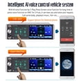 thumbnail image 5 of Single 1 Din 4" Car Stereo Bluetooth Touch Screen FM Radio MP5 Player AI Voice Control USB/TF/AUX with Remote Control Audio Head Unit, 5 of 13