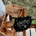 thumbnail image 3 of Shisuyan Chalkboard Sign Double-Sided Erasable Message Board Blackboard Wall Decor Signs with Hanging String (160208), 3 of 6