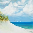 thumbnail image 2 of Meneely, Dan 12x12 White Modern Wood Framed Museum Art Print Titled - Seaside I, 2 of 4