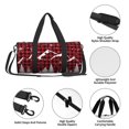thumbnail image 6 of Bingfone Christmas Tree Buffalo Plaid Print Gym Duffle Backpack for Men Women,Travel Weekender Carry-On Bags with Detachable Back Pack Straps for Traveling Overnight Climb Sports, 6 of 8