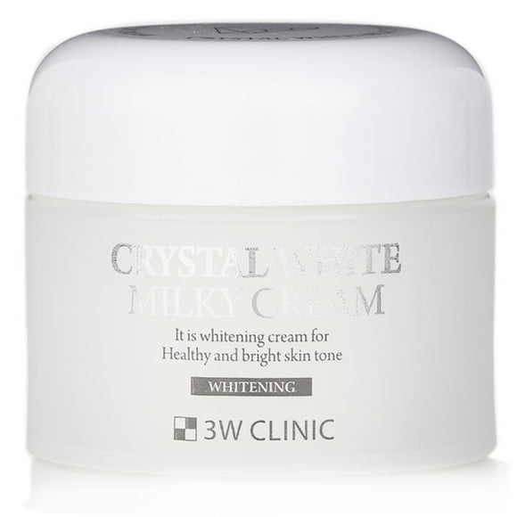 Crema 3W Clinic Crystal White, lechosa, blanqueadora e iluminadora