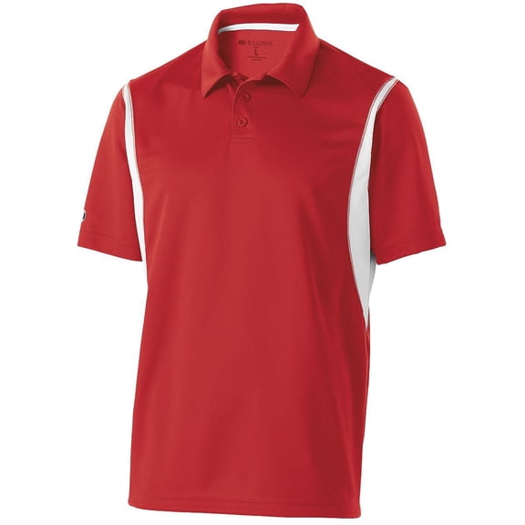 Holloway Sportswear XL Integrate Polo Scarlet/White 222547