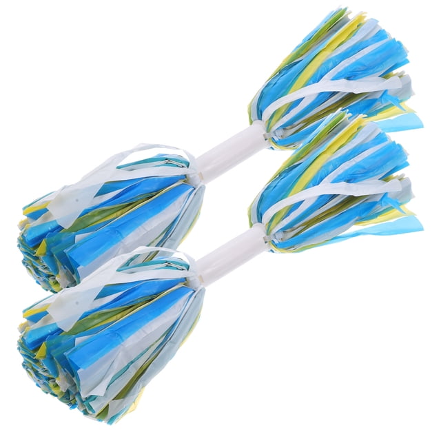 unbranded 2Ud Pom Poms Metálicos Para Animación Deportiva Ideal Para Y De Eventos