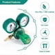 thumbnail image 3 of Oxygen Gas Bottle Regulators Acetylene Double Gauge Regulator, 3 of 5