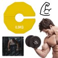 thumbnail image 4 of Placas Peso Inserto Acero 2pcs No Slip Múltiples Funciones para Entrenamiento Resistencia, 4 of 9