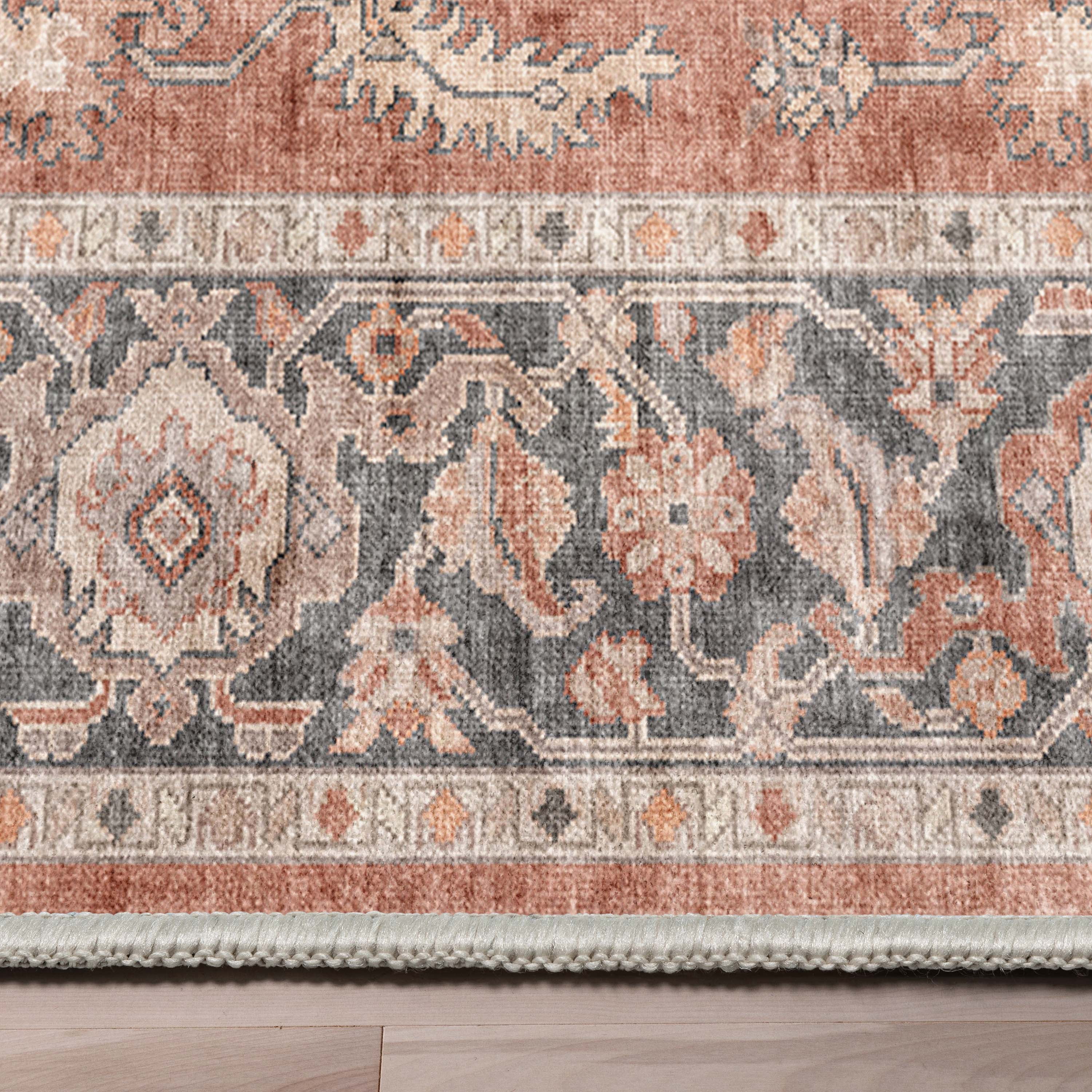 Well Woven Apollo Bolona Vintage Oriental Red Flatweave 3'3" x 5' Area Rug