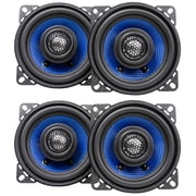 Hifonics HCC4CX 4" 75 Watt 2-Way Coaxial Car Audio Speakers (4 Items)