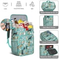 thumbnail image 5 of Travel Cooler Bag - Dog Pattern with Floral Background Camping Beer Cooler Backpack with Bottle Opener- Waterproof Insulated Picnic Backpacks - Cooler Bag for Beach, 5 of 6