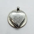 thumbnail image 5 of 930 Sterling Silver Heart Locket for Pictures with/out Necklace Chain., 5 of 9