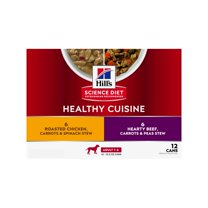 Hill's Science Diet Healthy Cuisine Wet Dog Food Variety Pack, 12.5oz Can 12pk