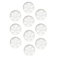 thumbnail image 4 of harayaa 10-Piece Flower Pot Tray Set with Safety Support, Drainage Holes, Spacious Plant White, 4 of 8