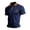 Navy, variant on Hsovts Men's 1776-2026 250th USA Anniversary Patriotic Top American Flag Graphic Short Sleeve Polo Shirt Breathable Casual Golf 4th of July Collared Shirts Army Green 4XL