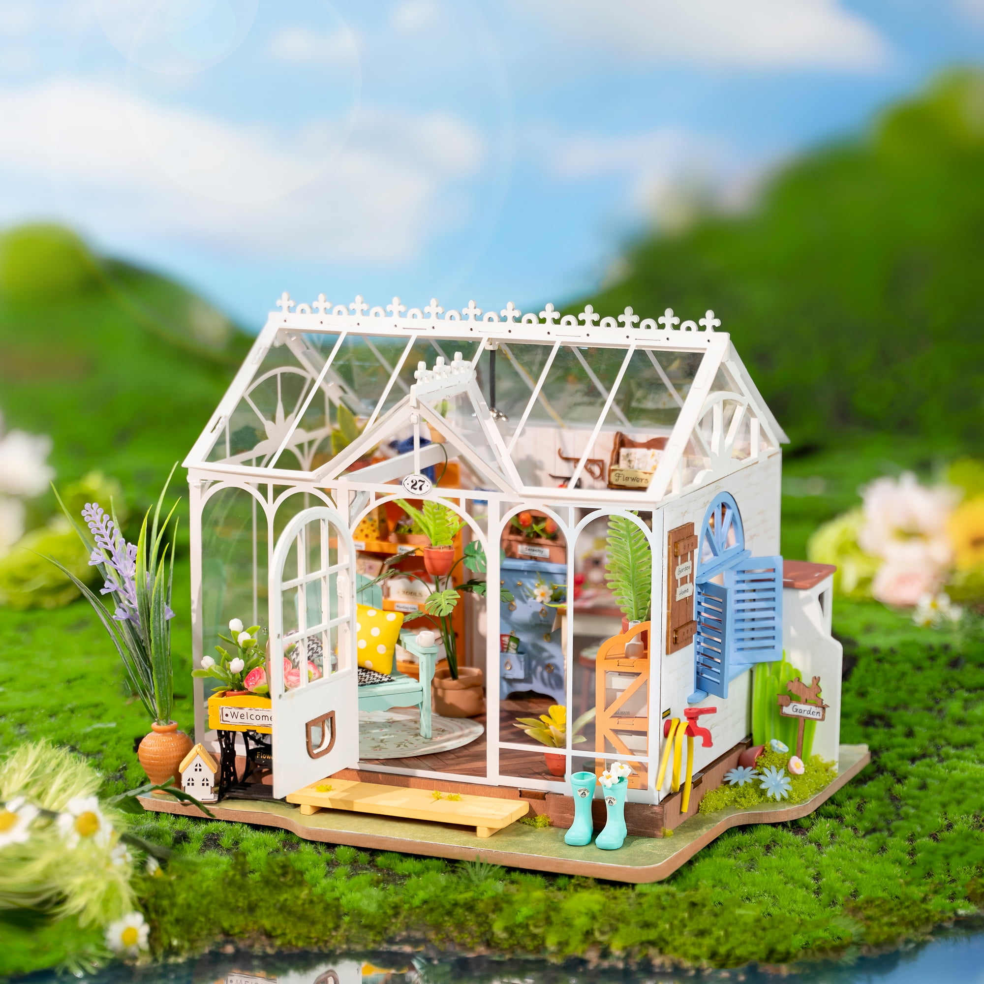 Rolife DIY Miniature House Kit 'Sunny' - Build Your Own Tiny Dream House, Complete Craft Project