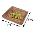 thumbnail image 4 of Woodard & Charles Acacia Wood 29" Paddle Board with 4 Serving Plates, 5 Piece Serving Set, 4 of 4