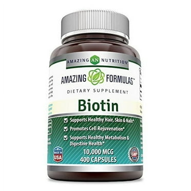 Amazing Formulas Biotin 5000 Mcg 200 Capsules - Walmart.com