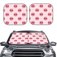 thumbnail image 2 of Vsdgher Pig Noses Print Car Windshield Sun Shade, Reflective Sunshade Window Sunshade Sun Visor Protector Fit for Cars,Trucks,SUVs-Medium, 2 of 6