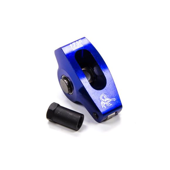 Scorpion Performance SPN1023-1 Race Series Rocker Arm 0.43 in. Stud Mount 1.73 Ratio Full Roller - Big Block Ford-Cleveland-Modified