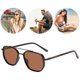 thumbnail image 4 of Gafas Vintage UV400 Doble (Taupe Mate), 4 of 9