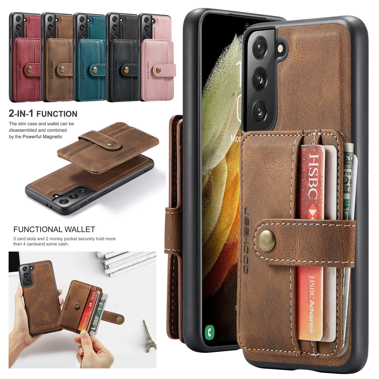 Samsung Galaxy S22 Ultra Luxury Brand Case Cover Brown