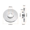 thumbnail image 2 of V-Type Pulley 25mm Bore 100mm Outer Dia Single Groove Aluminum Alloy for 6mm PU Round Belt with Installations, 2 of 5