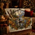 thumbnail image 3 of Tranquil Mallard Ducks Lake Wilderness Nature Scene Rustic, Peaceful Mountain Lake Scene, Warm Flannel Blanket for Cabin and Lodge, Outdoor Lovers Thanksgiving Gift, Rustic Home Decor, 3 of 9