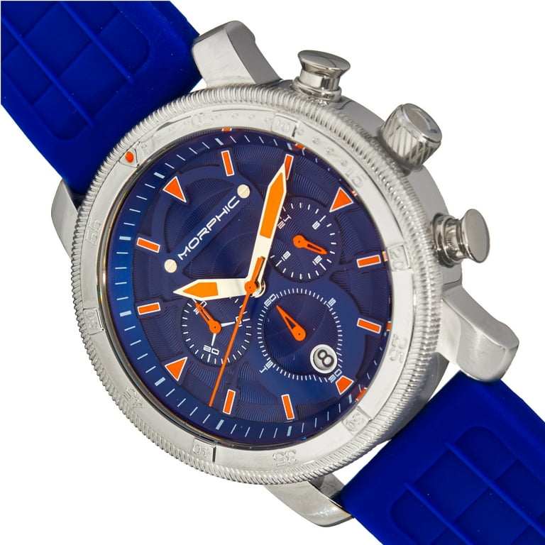 Morphic M90 Series Chronograph Watch W Date Blue