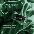 thumbnail image 6 of Bare Home Fitted Sheet - 24" Extra Deep Pocket - Premium 1800 Collection - King, Forest Green, 6 of 7