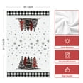 thumbnail image 2 of Sm:)e Festive Kitchen Towels Holiday Decor Buffalo Plaid Polyester Dish Towels (4 Count), 2 of 7