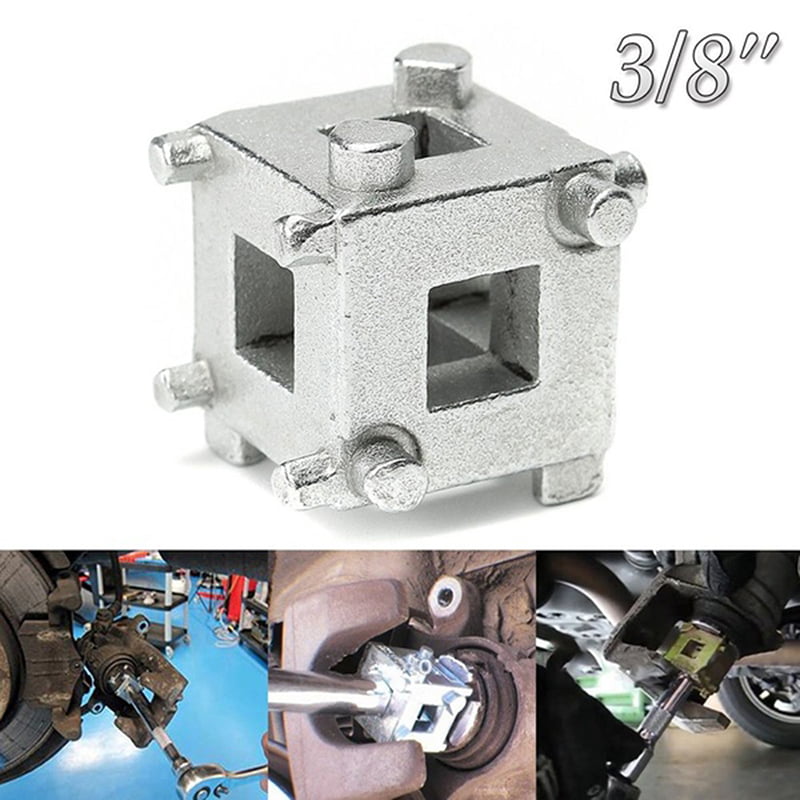 DPL 3/8 Drive Disc Brake Piston Rewind-Back Wind Back Caliper moval Cube Tool for Vehicles with 4 Wheel Disc Brakes 