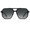 Black/Gradient Gray, variant on Aviator Sunglasses for Women Men Square Frame UV400 Protection 90s Vintage Style Sun Glasses(Tortoise/Brown)