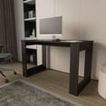 thumbnail image 2 of FM FURNITURE Aurora Writing Computer Desk Engineered Wood Wengue, 2 of 7