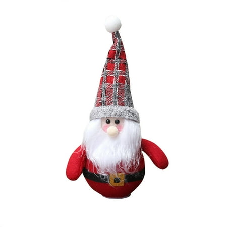 

Cathalem Ornament Set with Topper Gift Christmas Faceless Creative Santa Doll Decoration Snowman Kid Doll Home Decor Christmas Balls Dishwareplacesetting A One Size