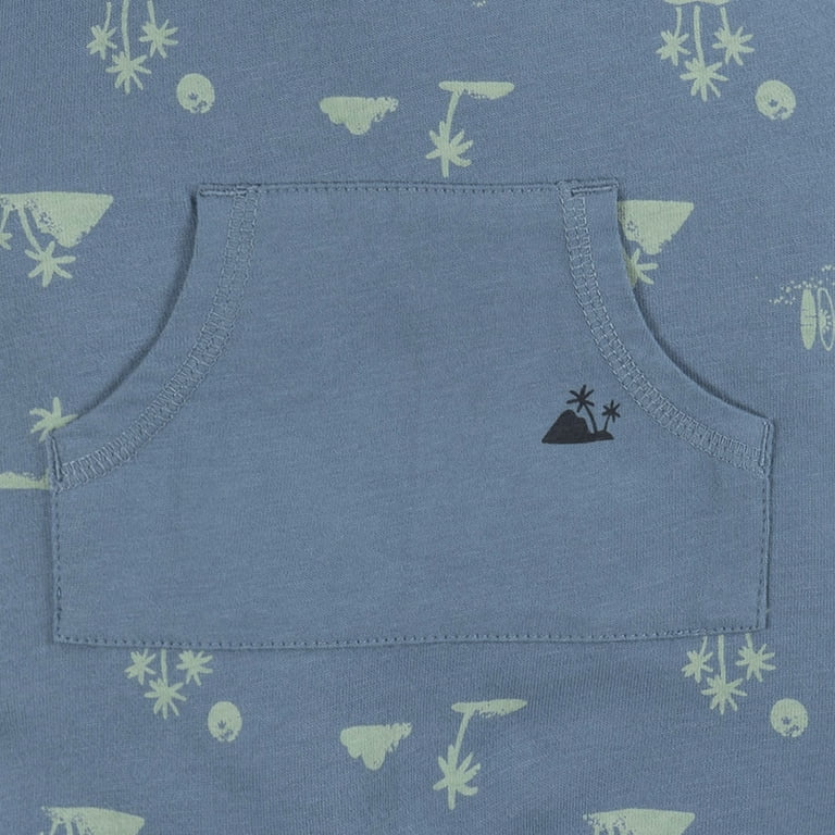 Gerber Baby Boy Rompers, 2-Pack Surfing Design photo 4