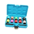thumbnail image 3 of funtasica 7 Pieces Half Size Lug Nut Flip Socket Set Alloy Steel Accessory Metric Size, 3 of 9