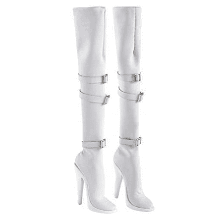 

Clothing Model 1/6 Female Long Boots High Heels Shoes Model Fit 12 Removable Feet Figure