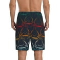 thumbnail image 3 of Daiia Cartoon Sharks Mens Woven Stretch Pajama Short,Short Pajama Pants-3X-Large, 3 of 9