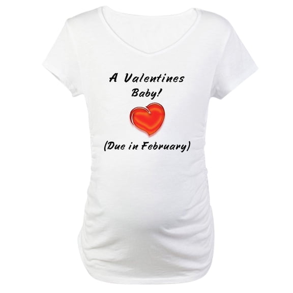 CafePress - MATERNITY CUT T Shirt - Cotton Maternity T-shirt, Cute & Funny Pregnancy Tee