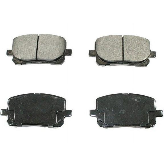 Front Brake Pad Set - Compatible with 2003 - 2008 Toyota Matrix 2004 2005 2006 2007
