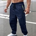 thumbnail image 2 of Men’s Loose Straight Sweatpants Casual Sports Trendy Everyday Bottoms, 2 of 6