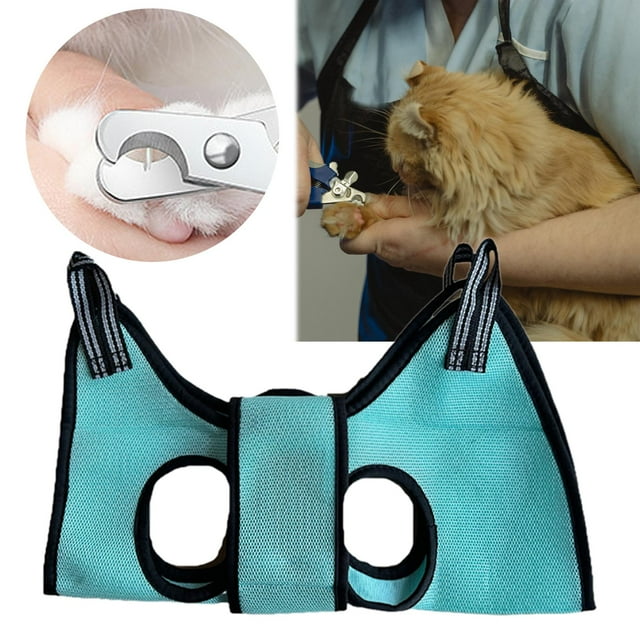 Arnés de hamaca para el aseo ascotas, Hamaca para el aseo de gatos, Bolsas de sujeción Ayudante de hamaca para el aseo de perros para gatitos, M Yinane Hamaca de aseo