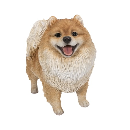 Hi-Line Gift 13" Pomeranian Dog Garden Statue