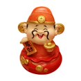 thumbnail image 1 of Estatua china Feng Shui Regalos Figura tradicional Resina Adorno Escultura para Dios de la Riqueza, 1 of 9