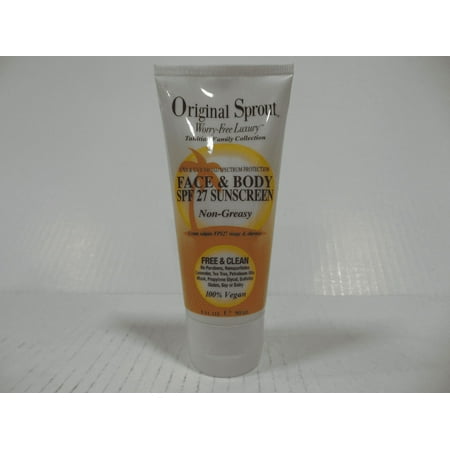 Original Sprout Face & Body SPF 27 Sunscreen (2 Pack)