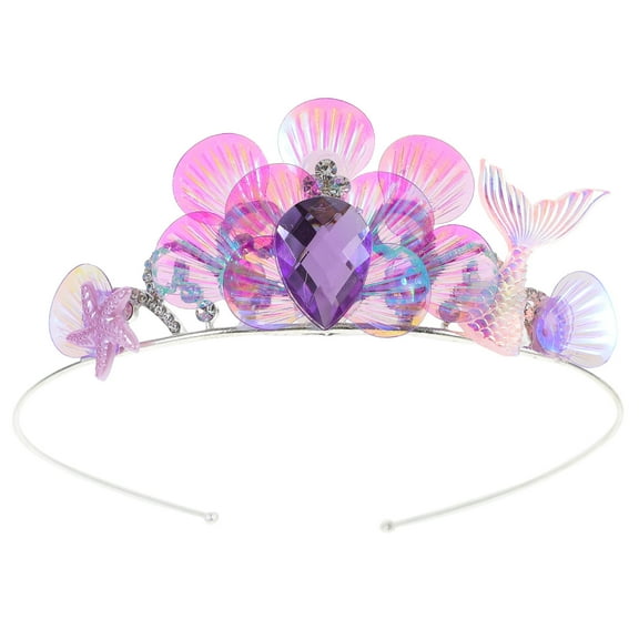 FRCOLOR Mermaid Headband Mermaid Crown Toddler 14.50X11.50X4.00CM