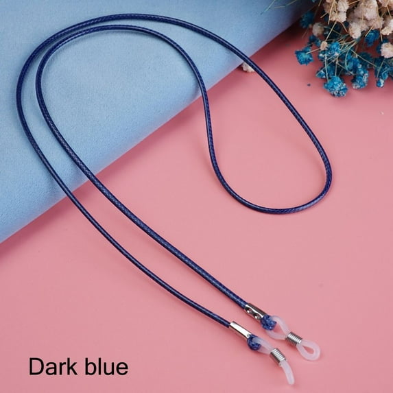Universal Anti Slip Accessaries Eyeglass Holder Strap Reading Glasses String Ropes Glasses Chain Sunglasses Chains Glasses Lanyard DARK BLUE
