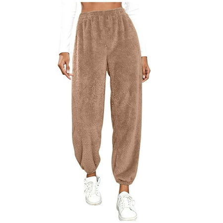 

Women’S Ultra-Soft Comfy Stretch Pajama Lounge Pants Elegant Sleepwear Brown 3Xl